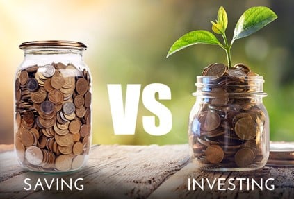 Investing 101:  Investing vs Saving